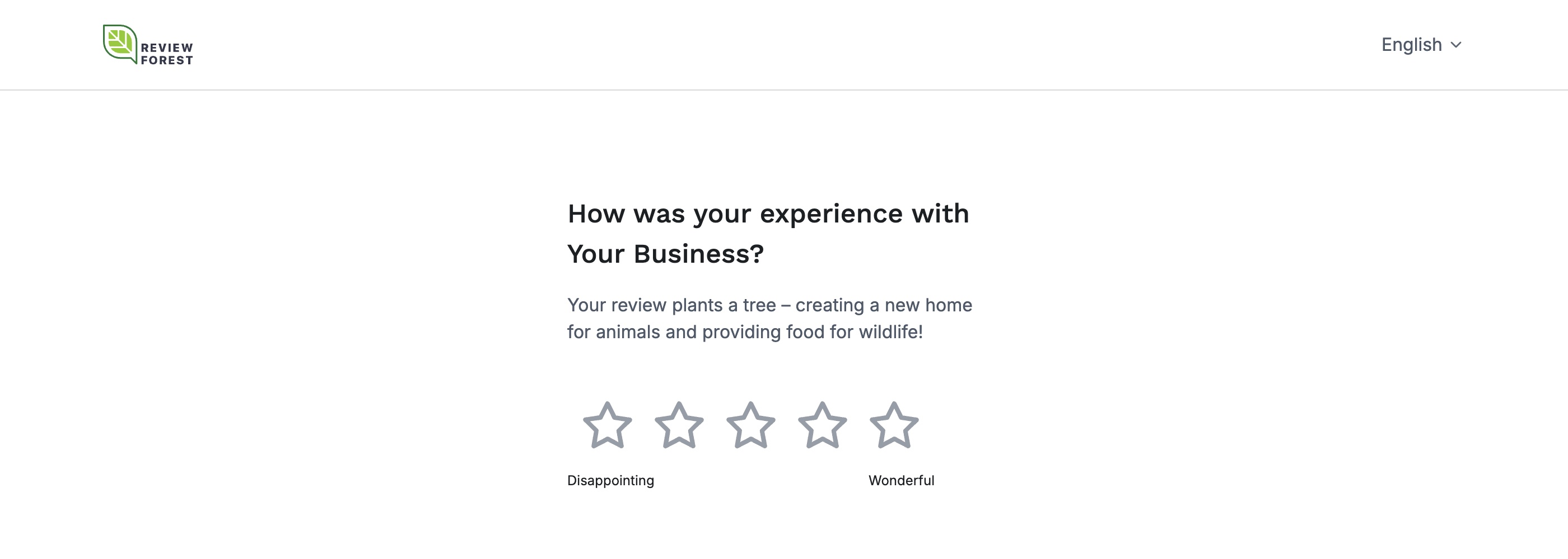 ReviewForest Direct review form